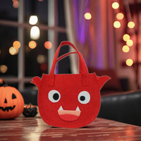 Huadefeng Feutre Coloré Non Tissé Poignée Carton Conception Halloween Logo Personnalisé Sac À Provisions