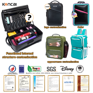 Zaino da Barbiere KONCAI in Pelle per Attrezzi da Parrucchiere con Tasche Organizzate per l'Essenziale dello Styling - Product Image 2