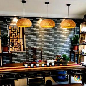 <span class=keywords><strong>Abat</strong></span>-<span class=keywords><strong>jour</strong></span> en rotin en gros pour la décoration de la <span class=keywords><strong>maison</strong></span>, des salons de thé et des restaurants, lampe suspendue LED en rotin E27 - Product Image 6