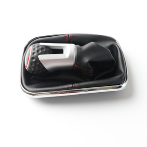 Car <b>Gear</b> <b>Knob</b> Leather Matte Electroplating 5 6 Speed Ergonomic For Golf 4 - Product Image 5