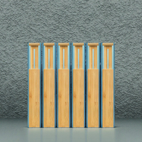 Ensemble de 4 contenants de rangement en bambou réglables, séparateurs de tiroirs extensibles, séparateurs en bambou