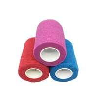 Bandage cohésif de protection élastique respirant 75mm 3 pouces pour les sports équestres et protège-mains ruban adhésif coloré pour la boxe