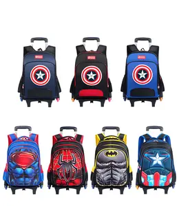 Stock wholesale school bags boy kids wheels free shipping New models kids bag backpack school bags