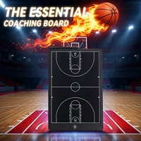 Pizarra de Entrenamiento de Baloncesto Portátil a Prueba de Agua Sunnygram de 16 Pulgadas con Pantalla LCD, Planificador de Estrategia Digital Electrónico con Lápiz para Entrenamiento