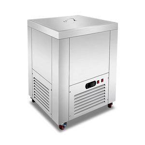 Machine automatique de fabrication de grands blocs de glace en acier inoxydable avec 1 moule transparent pour blocs de glace - Product Image 1