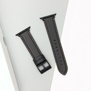 Correa de reloj de cuero de vaca genuino para Apple Watch 42 44 45 46 mm <span class=keywords><strong>Iwatch</strong></span> Series 10 9 8 <span class=keywords><strong>ultra</strong></span> 49mm correa de muñeca - Product Image 4