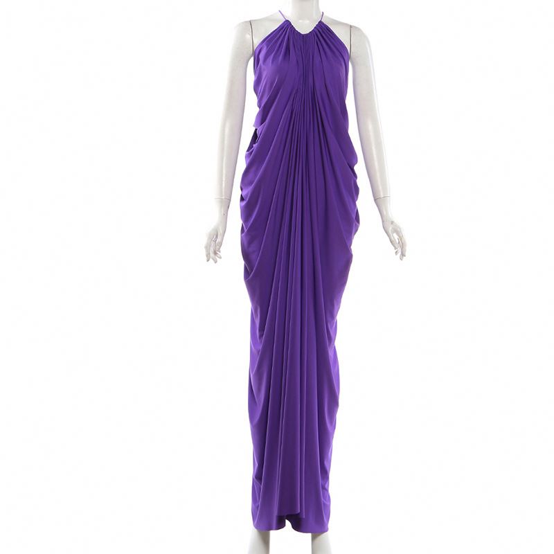 knee length dresses for ladies Ruffle High-Low Dress