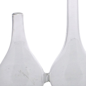 Set di cinque vasi con boccioli di cristallo Vintage di Design nordico alto cilindro di vetro borosilicato per uso domestico - Product Image 4