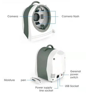 Miroir portatif de <span class=keywords><strong>test</strong></span> de visage d'équipement d'analyseur de peau 3D avec des types de prise d'ue <span class=keywords><strong>IT</strong></span> JP US ZA - Product Image 6