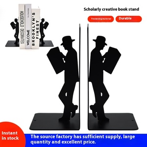 Bookstand en métal en fer forgé personnalisable de style européen nouveau serre-livres de bureau simple <span class=keywords><strong>pour</strong></span> <span class=keywords><strong>support</strong></span> de <span class=keywords><strong>livre</strong></span> à usage de bureau - Product Image 2