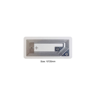 Petit autocollant 10*20mm Tag213 13.56MHz 144 octets programmable longue portée Wet Inlay NFC Tag Inlays