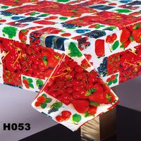 Housse de table imprimée, protection multi-tailles, tapis de bureau, nappes de table, housse de table en PVC transparent imprimée