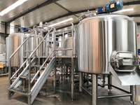 Équipement de brassage de bière haut de gamme 1000L 10BBL avec pompe PLC et cuve sous pression pour micro-brasserie