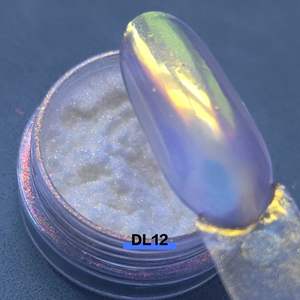 Poudre à <span class=keywords><strong>ongles</strong></span> <span class=keywords><strong>effet</strong></span> miroir chromé <span class=keywords><strong>blanc</strong></span> arc-en-ciel Aurora en vrac, pigments à frotter pour <span class=keywords><strong>ongles</strong></span> sirène - Product Image 3