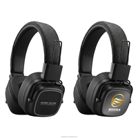 Casque audio sans fil Bluetooth, écouteurs supra-auriculaires HiFi stéréo pliables pour l'étude et les jeux
