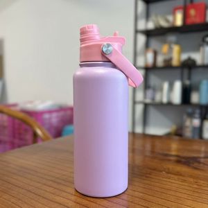 Botella de Agua Aislada Personalizada de 24 oz con Tapa 2 en 1 con Pajita y Boquilla, a Prueba de Fugas, Se Ajusta al Portavasos del Auto, para Deportes, Viajes y Escuela - Product Image 2
