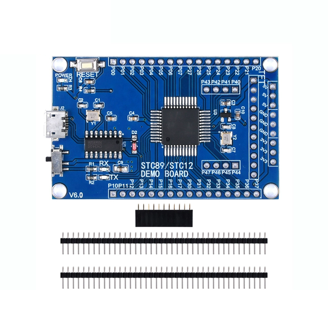 STC89C52RC 51 Single-chip Microcomputer Core Board System Board Development Board Learning Board Module CH340
