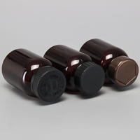 Vente flash - Bouteilles de pilules en plastique PET personnalisées avec logo, 150 ml, pour capsules et comprimés de vitamines