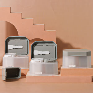 Contenitore per Crema a Bocca Larga in Plastica Opaca, Barattolo Cosmetico Rotondo Beige da 500ml per Balsamo Detergente, Burro per Capelli e Corpo - Product Image 5