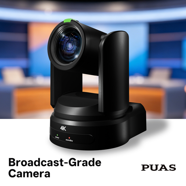 Camera for Live Streaming Optical Zoom PTZ Conference 4K NDI 20X Video Camera AI Tracking USB3.0|HDMI|LAN