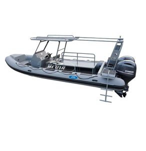 25ft 7,6 m 760 profundo V casco de aluminio RHIB Hypalon off shore agua salada <span class=keywords><strong>buceo</strong></span> yate costilla barco para la venta - Product Image 1