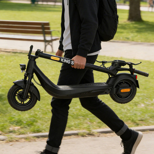 Patinete Eléctrico Plegable Económico para Adultos, 37V 500W, Potente, con Neumáticos de Aire de 10 Pulgadas y Suspensión Delantera y Trasera - Product Image 3