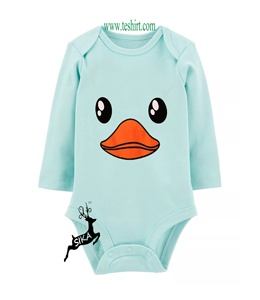 Mono de bebé de algodón orgánico hermoso 2020, mono estampado con cierre de botón a presión directo del fabricante - Product Image 4