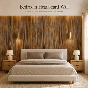 Panneau mural <span class=keywords><strong>en</strong></span> <span class=keywords><strong>bois</strong></span> rainuré, <span class=keywords><strong>bois</strong></span> massif sculpté, rainures verticales, texture ondulée, revêtement <span class=keywords><strong>en</strong></span> <span class=keywords><strong>bois</strong></span> naturel pour restaurant, <span class=keywords><strong>spa</strong></span>, mur TV - Product Image 3