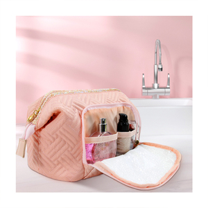 <span class=keywords><strong>ISEN</strong></span> 2024, nueva moda para mujer, bolsa de viaje para aseo, bolsa de cosméticos de gran capacidad, organizador con cierre de cremallera - Product Image 6