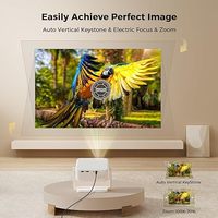 Proyector Digital Mini Inteligente con WiFi y Bluetooth, Gran Venta en A-mazon, 720P 4K LCD, Cine en Casa, Video de Tiro Corto, Conectividad WiFi
