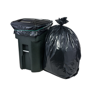BIN Tie Top, Everyday Refuse Sacks, Bin Bags, Bin Liners, 70 Litre, Recycled, Strong, Tear Resistant, 30 um