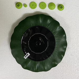 نافورة WHY461 الشمسية في الهواء الطلق, نافورة على شكل ورقة اللوتس الشمسية ، نافورة فراشة مع فوهة تعرض أشعة الشمس العائمة مع لوتس - Product Image 4