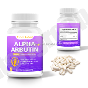Capsules d'Alpha-arbutine d'Ausreson Supplément d'extrait Acide kojique Blanchiment de la peau Capsules de collagène Alpha Arbutine - Product Image 2
