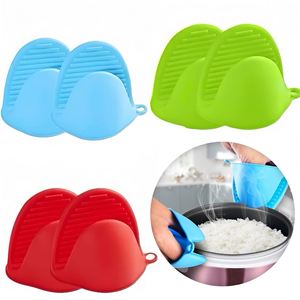 Gants isolants en silicone épais 43g pour four et micro-ondes, outils de cuisson, pince de cuisine anti-brûlure, design moderne et simple - Product Image 1