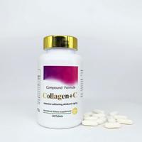 Comprimés de Collagène et Vitamine C Formule Complète 1000mg, 100 Unités, Éclat Naturel de la Peau, Vente en Gros Direct Usine