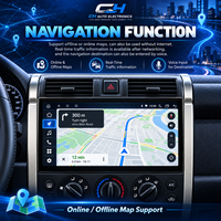 Pour Toyota FJ Cruiser J15 2006-2020 Lecteur multimédia Android 12,3 pouces Radio GPS Navigation CarPlay Bluetooth