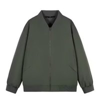 Blouson Bomber Tendance Marque Workwear Cool Décontracté Ample Version Coréenne pour Homme Veste Moto en Mélange Polyester/Coton Motif Cœur