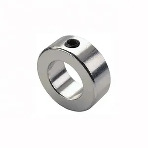 Aluminum Alloy 10mm Bore Shaft Collars Screw Style with16mm Outer Diameter for CNC Machine Tools