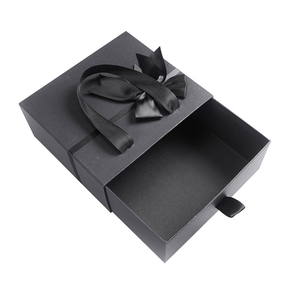 Cajas de Regalo de Joyería de Papel de Dos Capas de Lujo, Rígidas, con Cajón Deslizable, con Grabado, Laminación Mate, Impresión Offset - Product Image 2