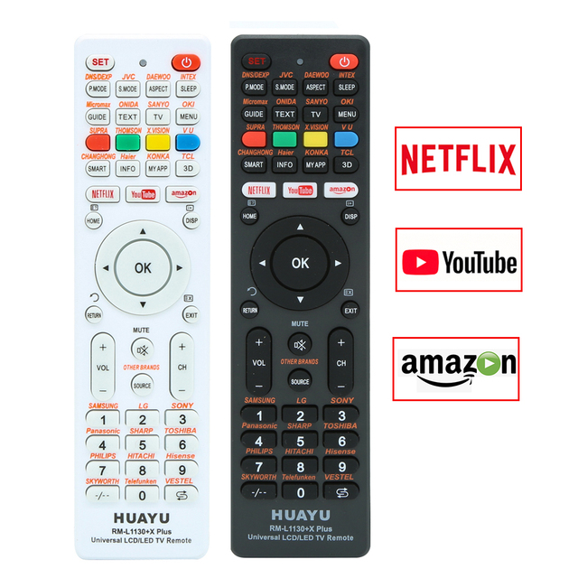 HUAYU Universal for Smart LCD LED TV Replacement Remote Control