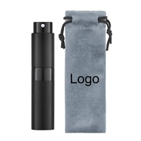 Atomiseur de parfum rechargeable Twist Up 8ml 10ml 15ml en aluminium avec flacon en verre et boîte