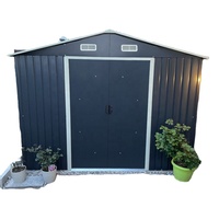 Rangement mobile auto-assemblable en plastique pour jardin extérieur, abri pour outils et entrepôt de rangement domestique