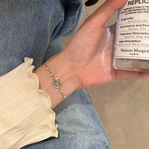 S925 FY-0143เงินแท้ทองคำขาวชุบเพทาย Link Chain Link genggeng <span class=keywords><strong>Star</strong></span> <span class=keywords><strong>River</strong></span> Bracelet ผู้หญิง2025ไฟสไตล์ใหม่หรูหรา - Product Image 4