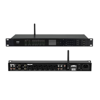 Préamplificateur audio professionnel DEKEN KP-100 II, processeur 8 canaux avec contrôle BT/USB/optique/WiFi, effet de réverbération pour système de karaoké PA