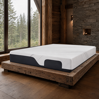Matelas en mousse à mémoire de forme gel Queen Size de 12 pouces, livré en boîte, pour chambre principale et chambre d'amis, avec confort en mousse de soutien