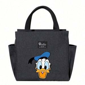 Custom Logo & Color Kids' Fashion Summer Style Polyester Thermal Insulated Outdoor Use Cooler Lunch <b>Bag</b> with Customized Design - Product Image 4