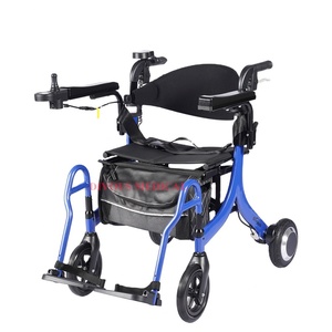 Hot Lightweight Folding Elderly <b>Disabled</b> Outdoor Mobility Scooter <b>Walker</b> Shopping Cart Motorized Electric Rollator Wheelchair - Product Image 1