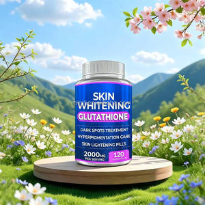 Hizmet başına 2000MG 120 Vegan kapsül karanlık noktalar hiperpigmentasyon bakım cilt aydınlatma cilt beyazlatma glutatyon kapsül - Product Image 5