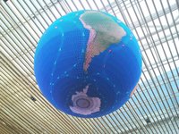 A todo Color 1,5 m de diámetro P2 P2.5 P3 P4 bola esférica Flexible para interiores esfera redonda pantalla LED a todo color
