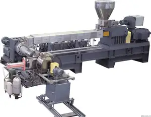 Pe Wpc Pelletiseermachine Lijn Hout Kunststof Composiet Granulatie Met Parallelle Dubbele Schroef Extruder